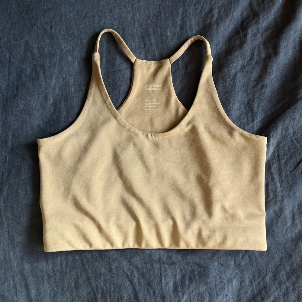 GIRLFRIEND COLLECTIVE Cleo Halter Bra | size small